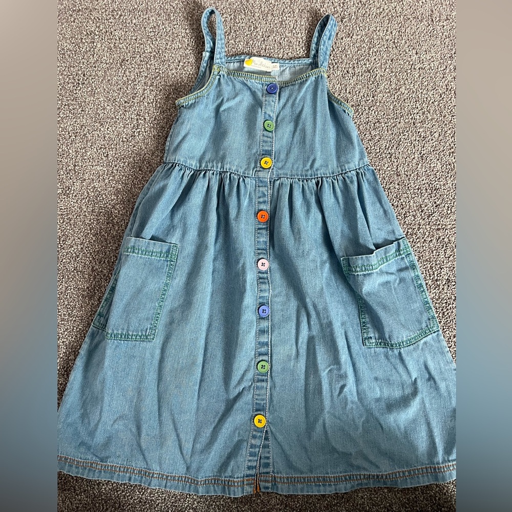 Mini Boden Jeans Dress 7-8Y